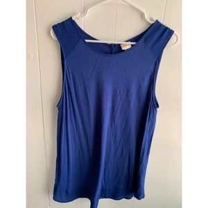 Blue Thick Steap Tank Top